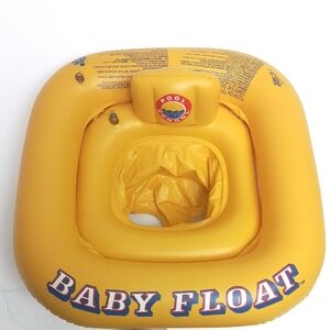 Yellow Baby Float Water Pool